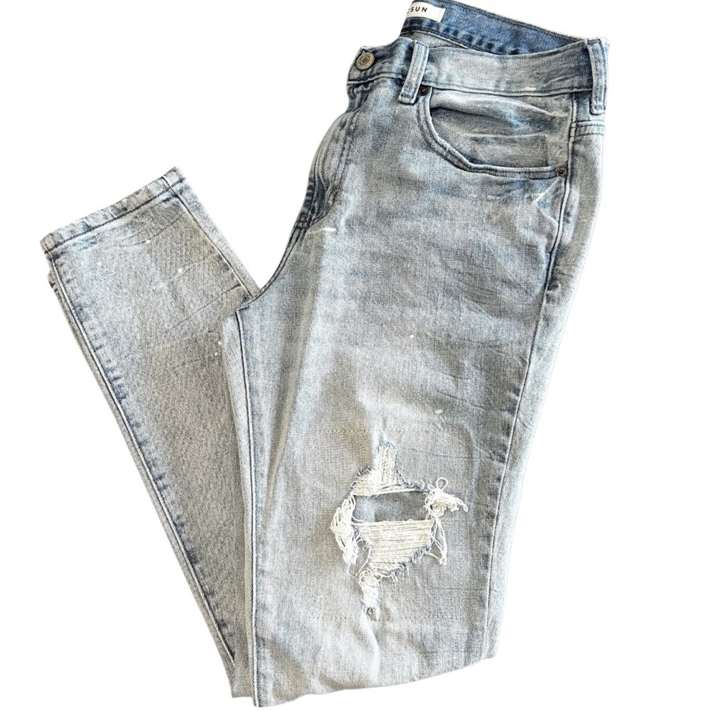 Men's PACSUN Stacked Skinny Distressed Jeans 32/30